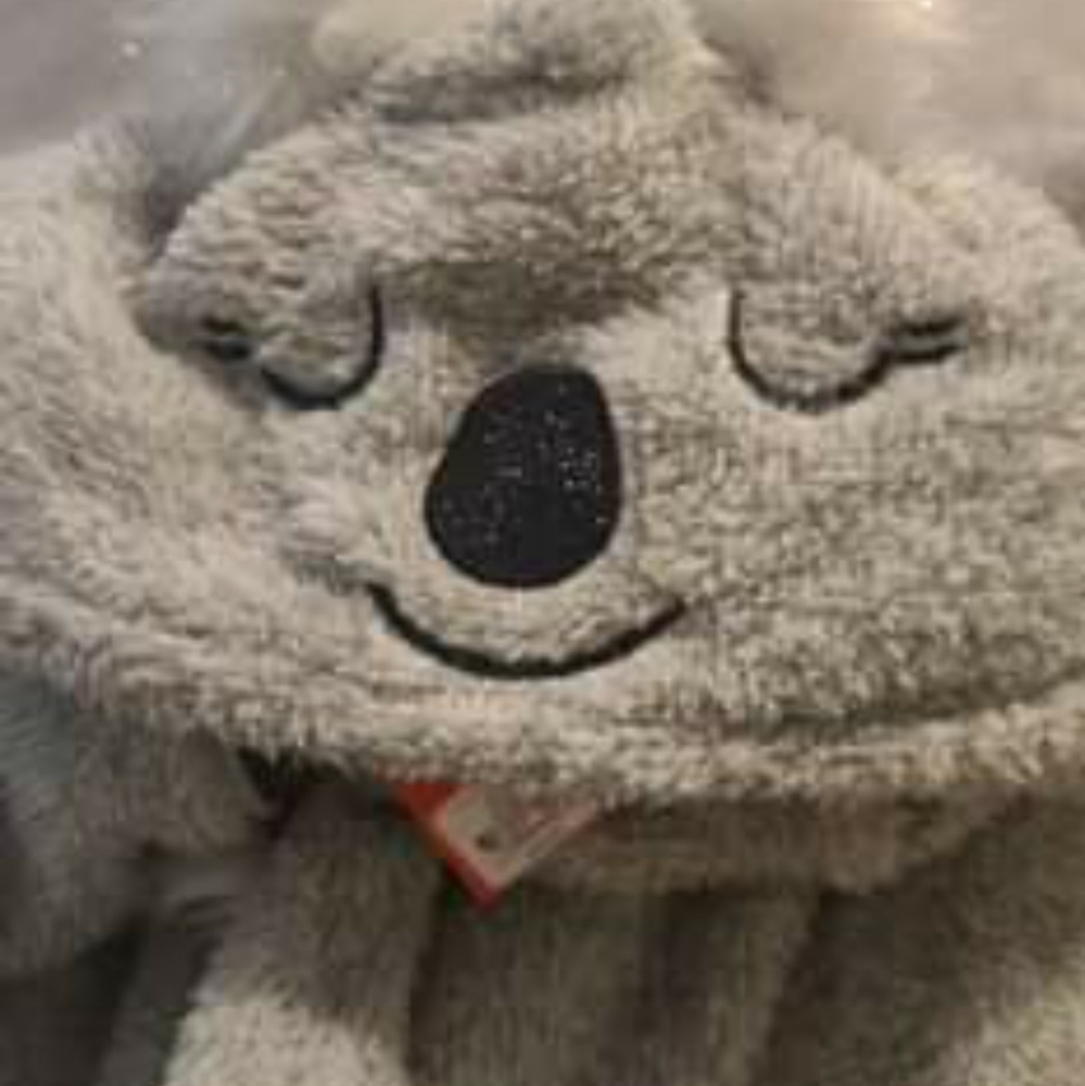 Juniors koala onesie with hood size s